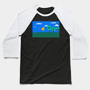 Sunset near forest Baseball T-Shirt